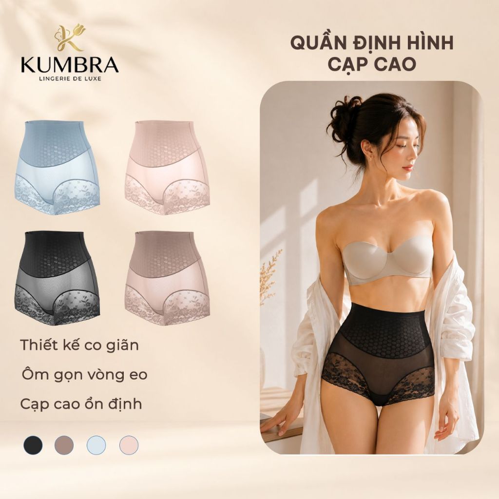 [DEAL MỞ BÁN] Quần Định Hình Cạp Cao Gen Bụng Ôm Gọn Vòng Eo Co Giãn 4 Chiều Mềm Mịn (3369)