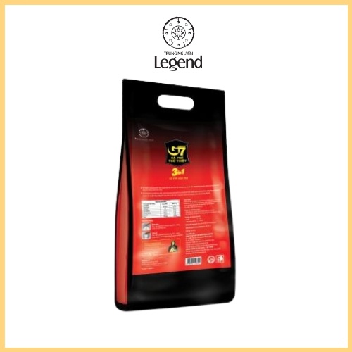 Cà Phê G7 Hòa Tan 3in1 Bịch 100 Gói Dài Trung Nguyên Legend| Vị Cà Phê Sữa Đậm Đà, Tiện Lợi | BigBuy360 - bigbuy360.vn
