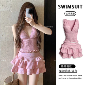 Đồ bơi nữ bikini tông nước pastel– thiết kế gợi cảm nâng ngực tôn dáng, chất liệu polyester