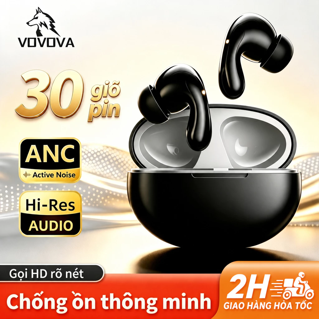 Tai nghe Bluetooth VOVOVA EW121 thiết kế in-ear thể thao