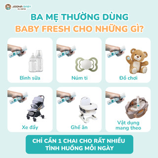 [80ml] Xịt Khử Khuẩn Baby Fresh Joona Baby Cho Bé - Chai Nhỏ Gọn Tiện Lợi Đi Học, Đi Chơi, Du Lịch