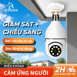 Camera Wifi Giám Sát Gia Đình VOVOVA – Camera An Ninh Xoay