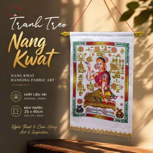 Tranh Treo Trang Trí Vải ThaiLand – Kích Thước 25x40cm