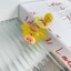 Móc khóa charm phát sáng, Charm Sanrio Duomei phát sáng size to 4cm decor trang trí, quà cho bé diy