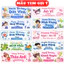 set 5 cái túi đựng quà in màu 2 mặt theo yêu cầu về tự dán theo sở thích có video hướng dẫn