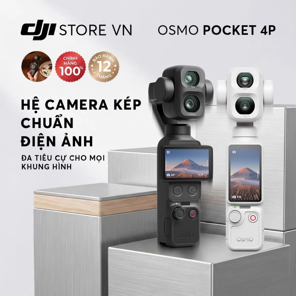 (Siêu phẩm mới) DJI Osmo Pocket 4P Camera Vlog 4K | CMOS 1-inch (DJI OP 4P)