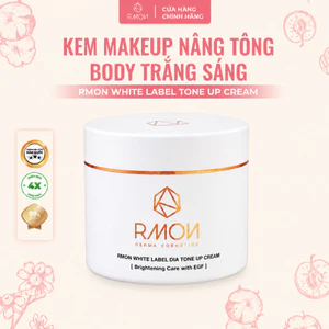 Kem Dưỡng Thể Ủ Trắng, Make-Up Da Body RMON White Label Dia Whitening Cream 200ml Kem Body Chính Hãng-ThyLeeCosmetics