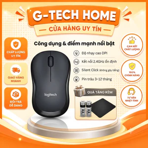 Bluetooth+USB Chuột không dây silent Logitech M220 siêu yên tĩnh giảm 90% tiếng ồn Tặng Lót Chuột BH-12TH