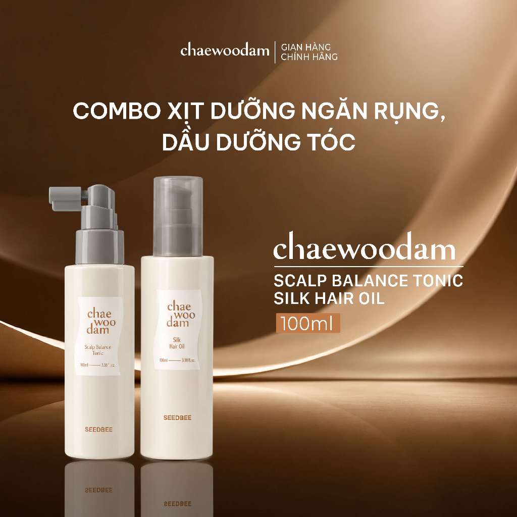 Combo Xịt Ngăn Rụng Và Dầu Dưỡng Tóc Hương Nước Hoa Chaewoodam by Seebee