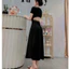 Đầm nữ / đầm ôm/ đầm ôm body tay ngắn xoè dáng dài maxi siêu hot thời trang Hotgirl sexy
