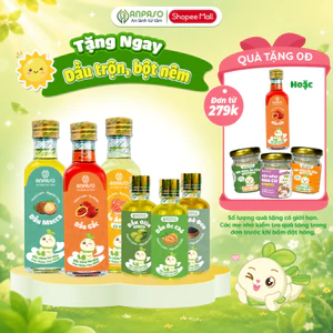 Dầu Ăn Dặm Cho Bé Anpaso - Set 3 dầu Oliu, Óc Chó, Cá Hồi 50ml, 100ml, 150ml - Dầu Chiên Xào 100ml