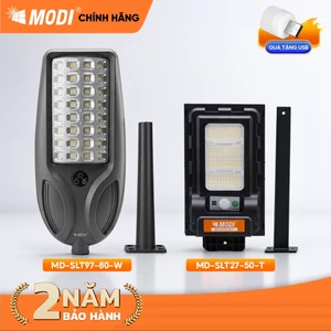 Đèn Năng Lượng Mặt Trời MODI SOLAR Siêu Sáng Loại Đèn Đường Thế Hệ Mới Bảo Hành 2 Năm