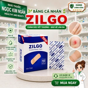 Băng cá nhân - Zilgo - 1.9 x 7.2cm - Hộp 102 miếng