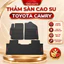 Thảm LÓT SÀN Cao su xe Toyota Camry 2007-NAY - Hàng cao su đúc không mùi - Mẫu HL