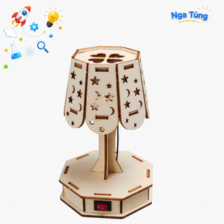 Đồ Chơi Lắp Ráp Đèn Ngủ Phát Sáng STEM Đồ Chơi Giáo Dục Mô Hình DIY - Bộ Thí Nghiệm Lắp Ráp Khám Phá Khoa Học STEAM