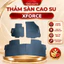 LÓT SÀN ô tô xe Mitsu Xforce 2024 - NAY, chất liệu cao su đúc ko mùi hôi, dễ vệ sinh và lắp đặt - Ghế 2 liền chữ đỏ NH
