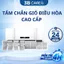 Tấm chắn gió điều hòa H26 lọc không khí với 8 mảnh than hoạt tính xoay 270 độ, chắn gió máy lạnh ABS cao cấp
