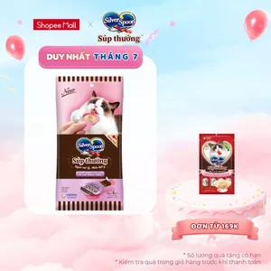 Súp Thưởng Silver Spoon Dạng Thìa Cho Mèo Vị Cá Ngừ/Vị Cá Ngừ Vằn/Vị Thịt Gà/ Hải Sản/Cá Hồi (40g/gói)
