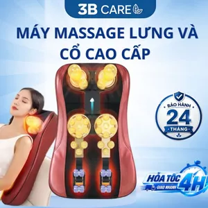 Máy massage lưng và cột sống ALOTA M24 massage 8D xoa bóp như chuyên gia, máy massage lưng bi xoay cao 12cm massage