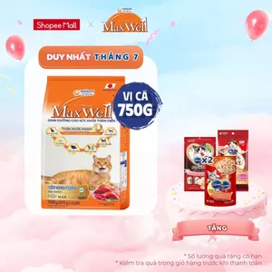 Combo 3 Thức ăn hạt cao cấp cho mèo khỏe toàn diện, tốt cho thận Max Well từ Nhật Bản