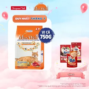 Combo 5 Thức ăn hạt cao cấp cho mèo khỏe toàn diện, tốt cho thận Max Well từ Nhật Bản