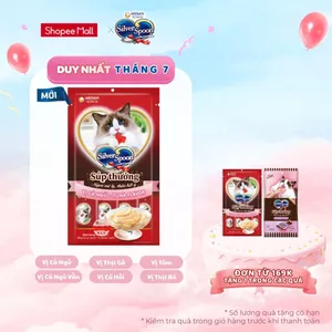 Súp thưởng Silver Spoon dạng thanh cho mèo 56g ( 4 thanh 14g) - 6 Vị Thơm Ngon