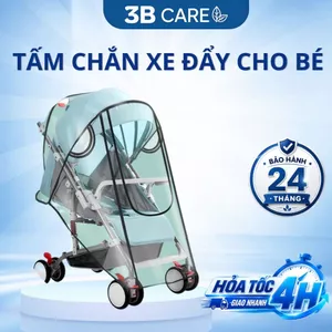 Áo mưa xe đẩy cho bé Achita M92 chống mưa gió, bọc xe đẩy cho bé chuyên dụng ngăn bụi bẩm mưa bắn