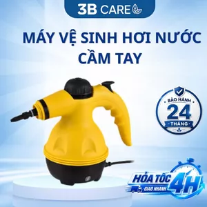 Máy vệ sinh hơi nước cầm tay 3B Care áp suất, nhiệt độ cao 10 phụ kiện thích hợp cho nhà bếp, ghế sofa, phòng tắm,...