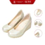 Giày da nữ Hana Kosu K-2505P, giày da đế xuồng cao 7cm nhẹ êm, thanh lịch chính hãng Nhật Bản