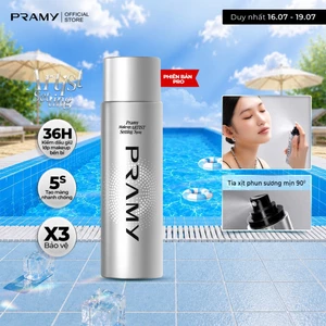 PRAMY Xịt Khoá Nền Makeup Artist Khóa Chặt Lớp Trang Điểm Bền Bỉ Kiềm Dầu Lâu Trôi Dưỡng Ẩm Setting Spray 100ml