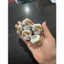 Cóng sứ chim khuyên , hút mật mẫu Decal tàu gắn sẵn tai 1.2cm cho lồng khuyên