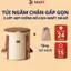 Túi ngâm chân gấp gọn 3BMART B5 chịu nhiệt 100℃, cấu tạo 5 lớp kèm nẹp chống đổ