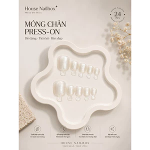 Nail Chân Tráng Gương Ngọc Trai - Nail Thiết Kế Thủ Côn