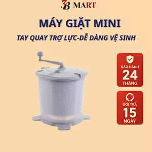 Máy giặt mini ACHITA G60 xoay tay trợ lực, dễ dàng vệ sinh lồng giặt, bảo hành 12 tháng