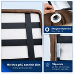 Ghế Bập Bênh Thư Giãn Đơn AN PHÁT Có Gác Chân Nệm Memory Foam Cao Cấp Hàng Việt Nam Điều Chỉnh 5 Cấp Độ — ảnh 5