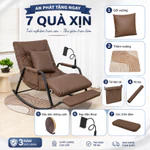 Ghế Bập Bênh Thư Giãn Đơn AN PHÁT Có Gác Chân Nệm Memory Foam Cao Cấp Hàng Việt Nam Điều Chỉnh 5 Cấp Độ — ảnh 8