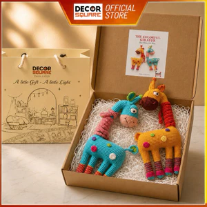 Thú Bông Len Móc Hình Hươu Sắc Màu – Đồ Chơi Handmade Việt Nam