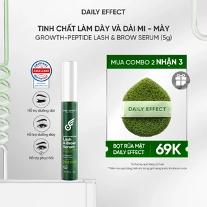 Tinh Chất Làm Dày Và Dài Mi - Mày - DAILY EFFECT Growth Peptide Lash & Brow Serum (5g) - Kích hoạ