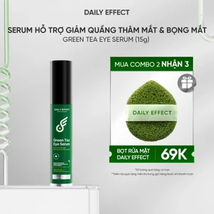 Serum Hỗ Trợ Giảm Quầng Thâm Mắt & Bọng Mắt - DAILY EFFECT Green Tea Eye Serum (15g)