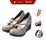 Giày da nữ cao cấp đế xuồng KOSU cao 7cm dáng sang, mang nhẹ K-23608 chính hãng Nhật Bản — ảnh 1