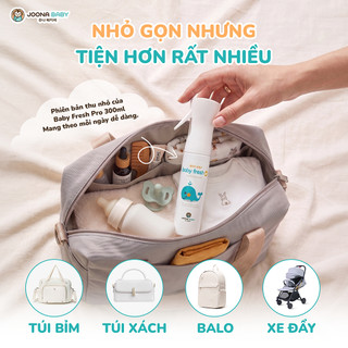 Xịt khuẩn Baby Fresh Air chai mini 80ml Joona Baby - Tiện Lợi Mang Ra Ngoài, An Toàn Cho Bé Sơ Sinh