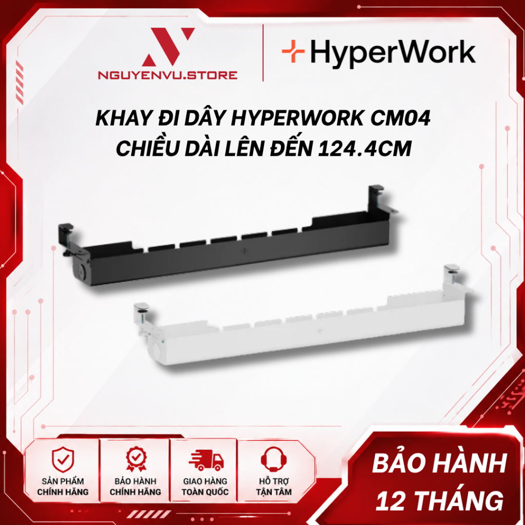 Khay đi dây HyperWork CM04 - Hàng chính hãng