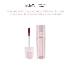 Son Kem Bóng Căng Mọng, Dưỡng Ẩm, Lâu Trôi Murmurmuse Mousse Water Mist Lip Gloss 2.8g