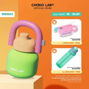 Bình Giữ Nhiệt ChakoLab Linlin Inox 316 1000ml, Giữ Lạnh 36H, Chống Đổ Nước, Thiết Kế Lifestyle Thời Trang