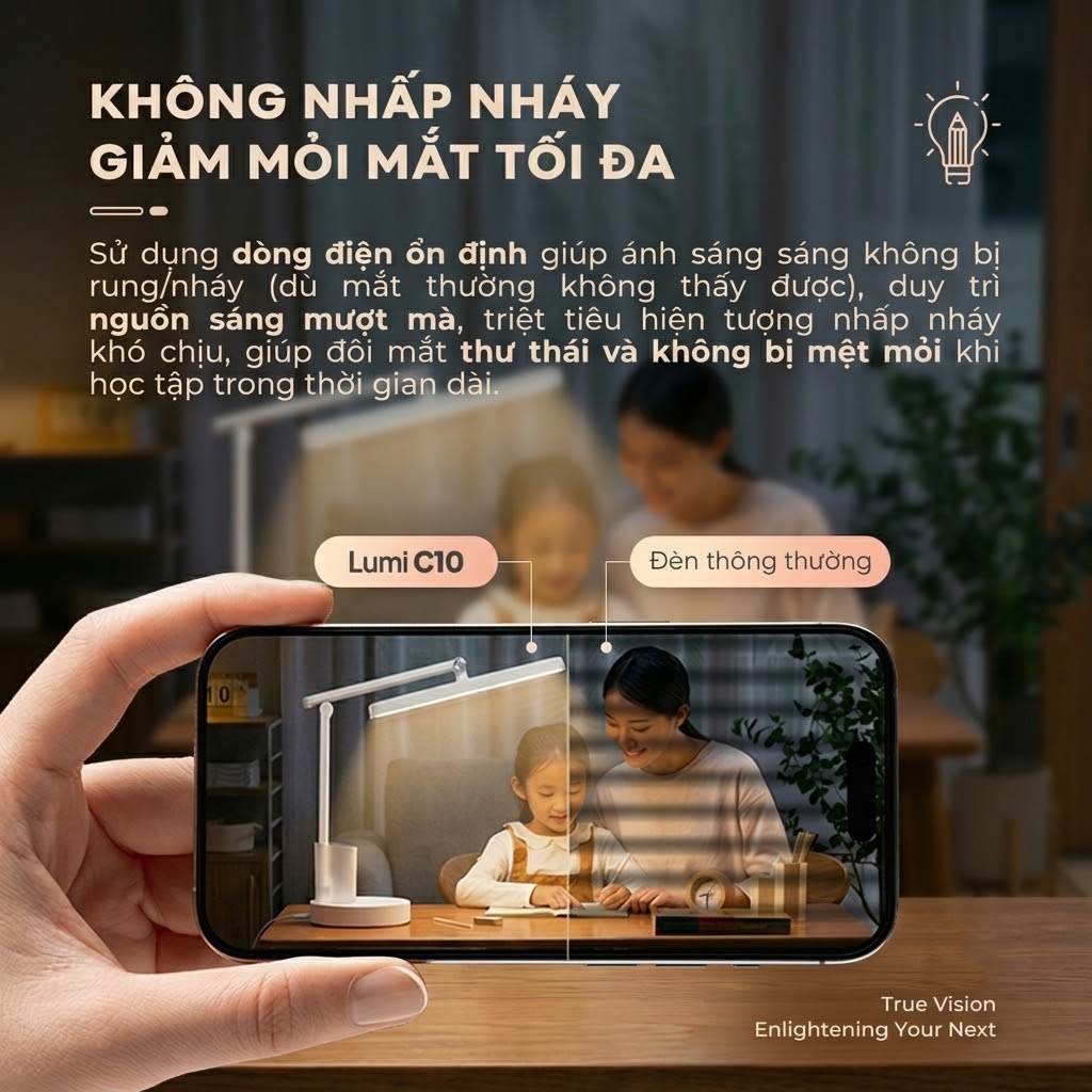 Đèn bàn học chống cận Bravio Lumi C10 LED Toàn Phổ Full Spectrum 10W – 3 Chế Độ Màu, Cảm Ứng, Pin Sạc, Bảo Vệ Mắt | BigBuy360 - bigbuy360.vn