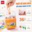 Hộp Màu Sáp Lụa Deli Cao Cấp Silky Crayon Cho Bé, Bút Màu Dầu An Toàn, Dễ Lau Chùi, Không Bẩn Tay
