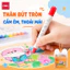 Hộp Màu Sáp Lụa Deli Cao Cấp Silky Crayon Cho Bé, Bút Màu Dầu An Toàn, Dễ Lau Chùi, Không Bẩn Tay