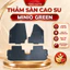 Thảm lót sàn cao su xe Vinfast Minio Green - Vừa khít form xe, không mùi, chống nước dễ vệ sinh
