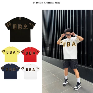 Áo Thun DUBAI Local Brand DULCIE & K. Form Oversize Nam Nữ Unisex Chất Liệu Cotton Dày Dặn