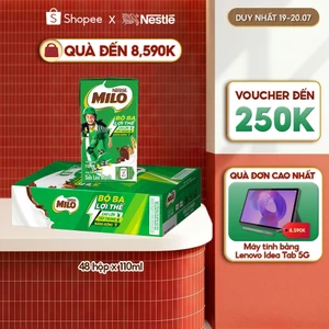 Sữa lúa mạch Nestlé® MILO® thùng 12 x 110ml (12x4x110ml)